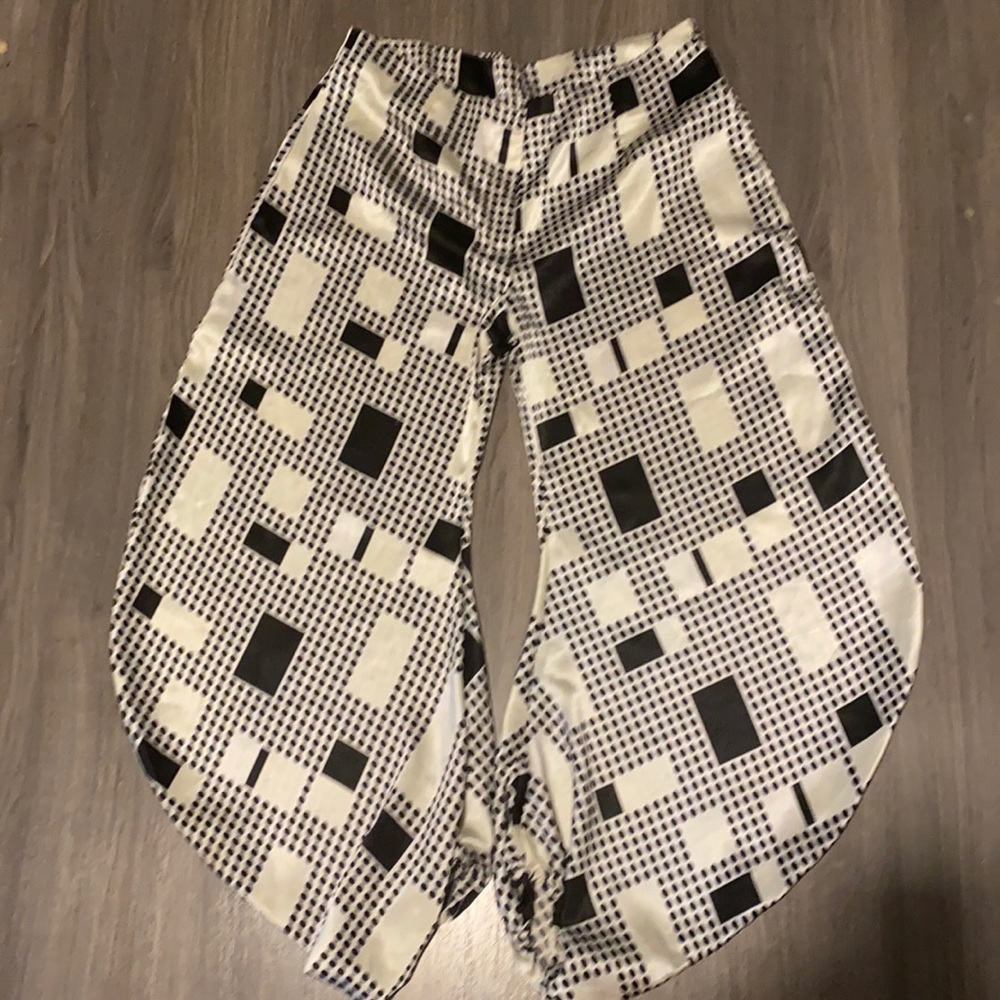 Retro Satin harem pants